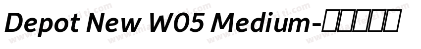 Depot New W05 Medium字体转换